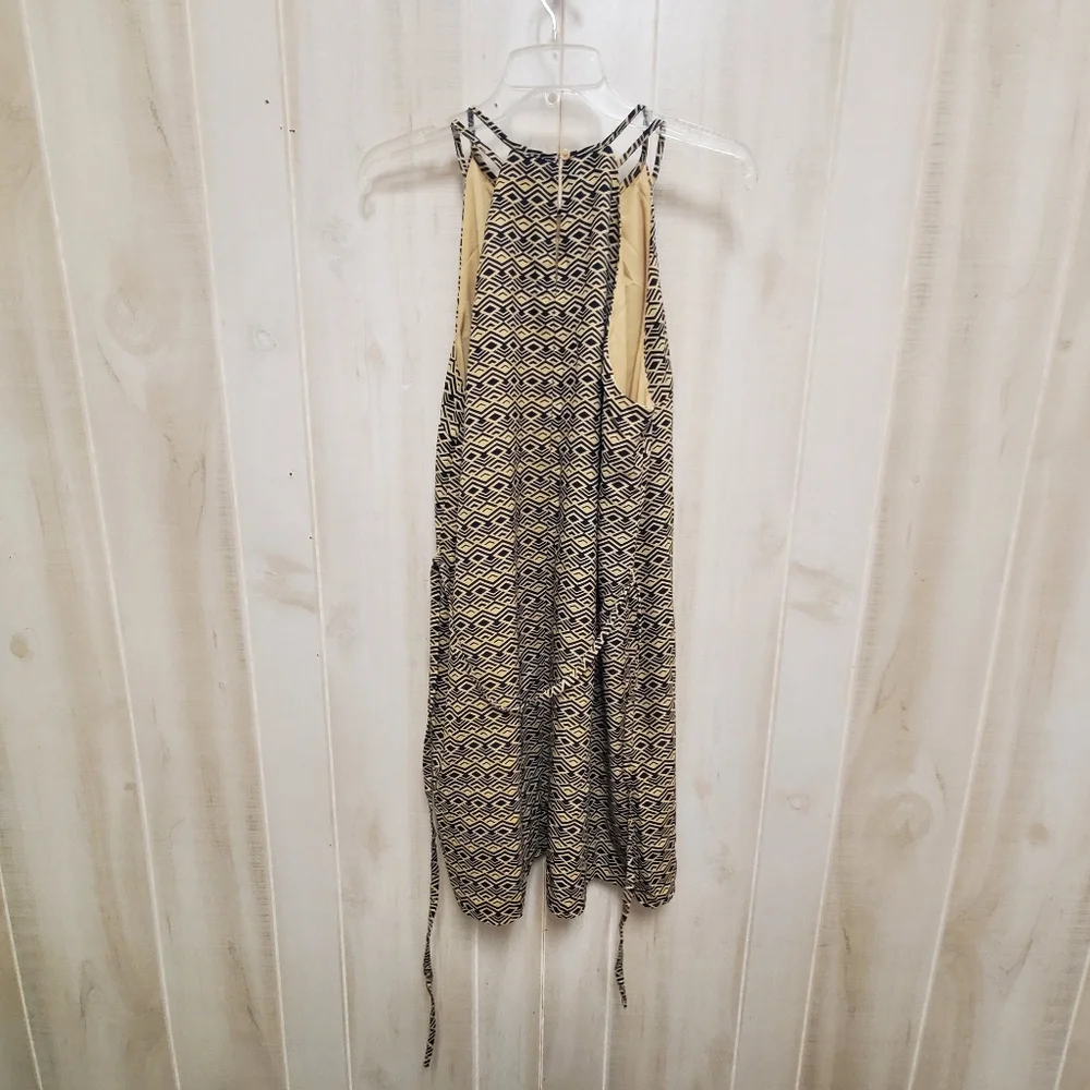 Banana Republic Slip Dress Aztec Geometric Boho Prep  Large - Picture 4 of 9